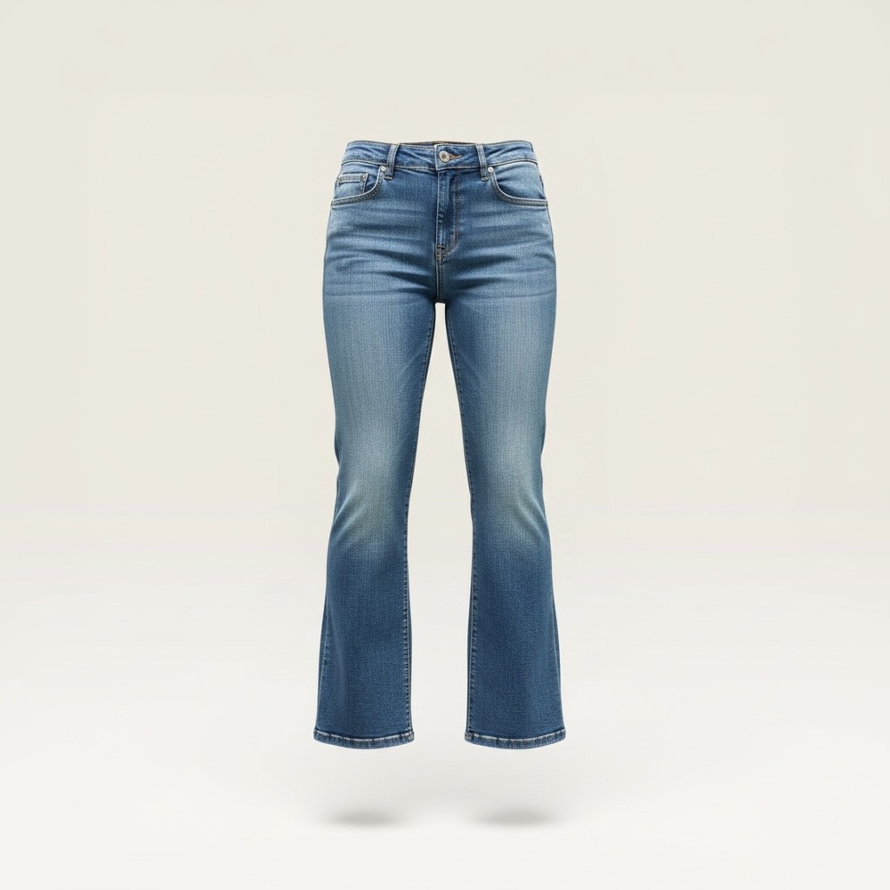 Rock & Roll Denim Mid Rise Trouser Jeans – W28 L34